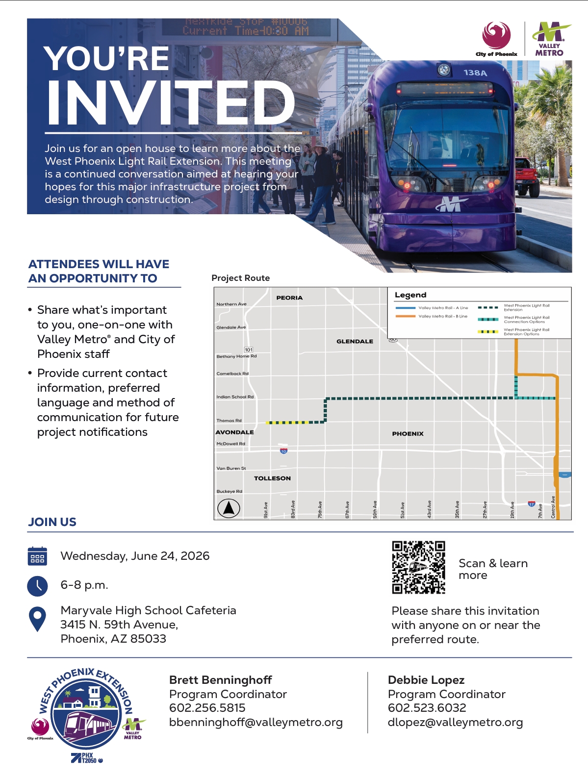 Image of open house flyer
